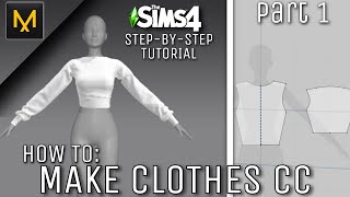 HOW TO MAKE A SHIRT FOR THE SIMS 4 - MARVELOUS DESIGNER | Part 1