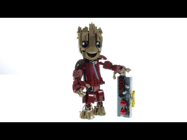Vídeo relacionado con LEGO | Marvel Groot con Traje de Saqueador - Juguete de Superhéroes para Coleccionar - Decoración del Dormitorio - Regalo de Cumpleaños para Niños de 10+ Años y Fans de Guardianes de la Galaxia 76341