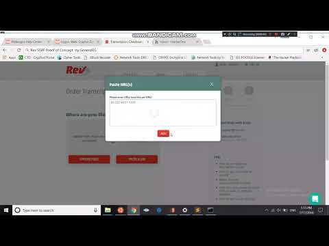 Rev.com - SSRF (PoC)