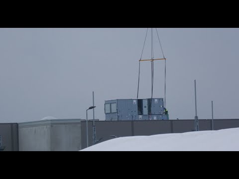 Tesla /Gigafactory4 /06.12.2021 /4K/ Bei der Kälte, nur einige kurze Aufnahmen der Batterie Fabrik