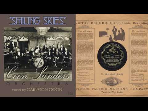 1928, Smiling Skies, Ain't You Baby, Coon Sanders Orch. HD 78rpm
