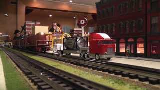 preview picture of video 'MTH and Lionel Hi Rail Trians in Pearl River: Week 1'