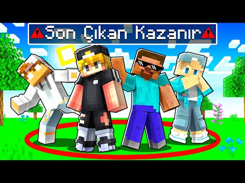 Minecraft ama Daireden SON ÇIKAN KAZANIR..!