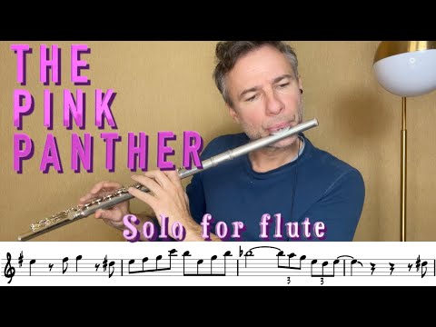Pink Panther theme- Flute Tutorial