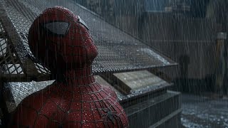 10 Hours of Heavy Rain | Spider-Man 2002 Rain Ambience With Visuals | Paralyzed Temporarily