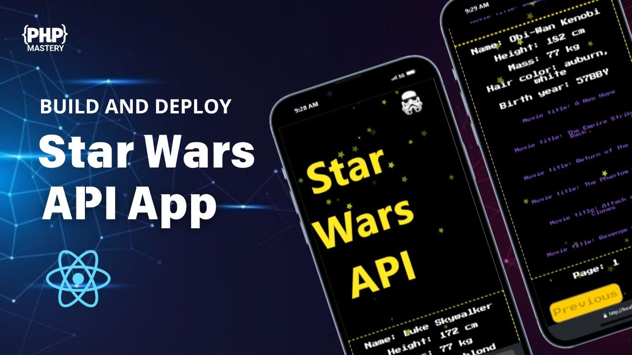 Learn How to Create a Star Wars API Website with React js Using SWAPI