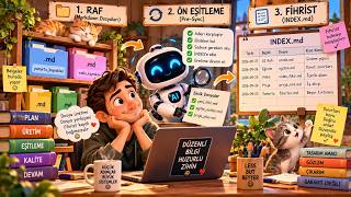 AI Bilgi Rafını Nasıl Düzenli Tutuyoruz? | Markdown, INDEX ve Akıllı Ön Eşitleme