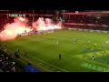 AIK - DIF SvFF Protest Tifo + Bengal Inferno 19/9 ...