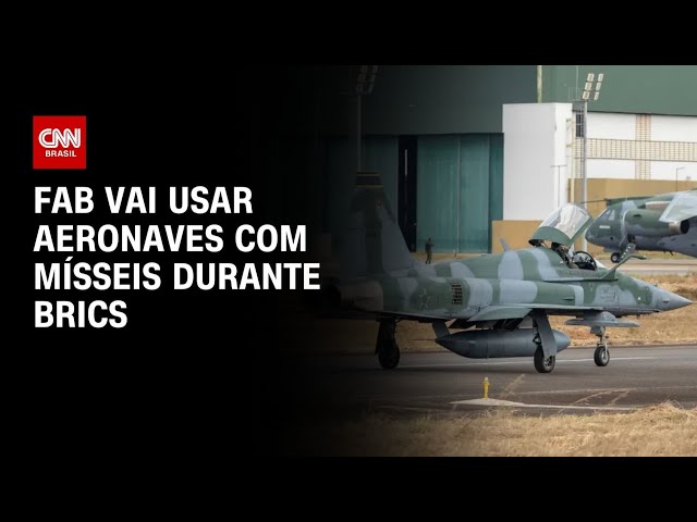 FAB vai usar aeronaves com mísseis durante Cúpula do Brics | CNN NOVO DIA