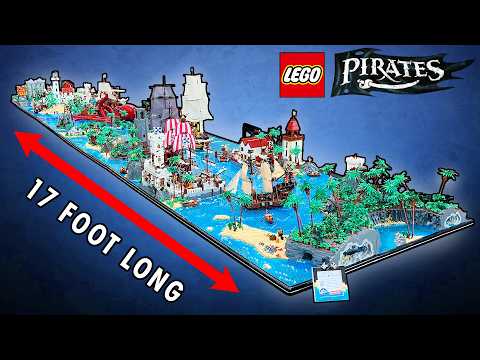 GIANT 17 Foot Long LEGO PIRATE Diorama