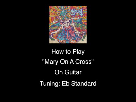 Ghost - “Mary On A Cross” Guitar Lesson #shorts