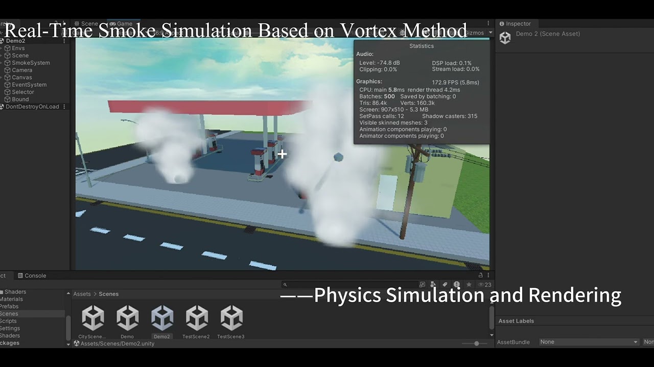 Real-Time Smoke Simulation in Unity