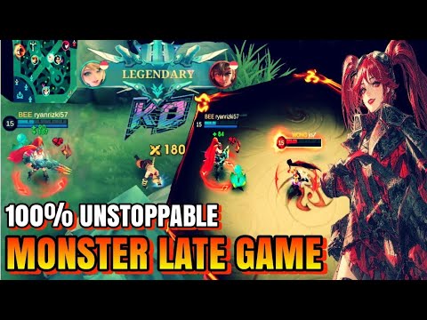 BEST BUILD LAYLA CRAZY DAMAGE 100% UNSTOPPABLE MONSTER LATE GAME - BUILD TOP GLOBAL 1 LAYLA