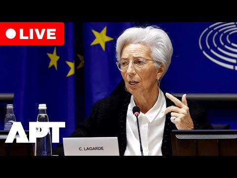 WATCH LIVE: Christine Lagarde Holds ECB Press Conference on Interest Rates | APT