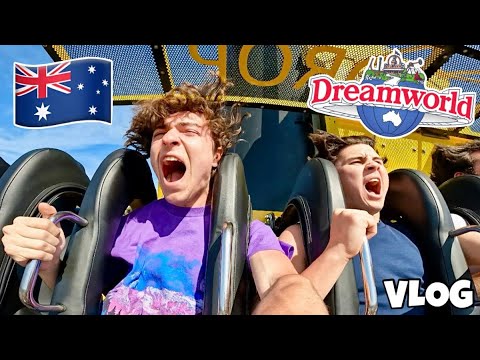 Visiting Australia’s LARGEST Theme Park?! Dreamworld - Gold Coast, QLD | VLOG [2026]