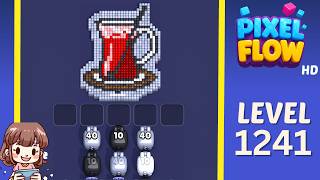Pixel Flow Level 1241 Solution Walkthrough