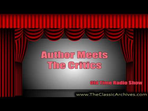 Author Meets The Critics, Old Time Radio, 450129   The Troubled Midnight