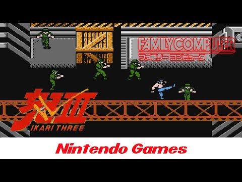 Ikari III: The Rescue - 怒Ⅲ (Quick Gameplay) Famicom