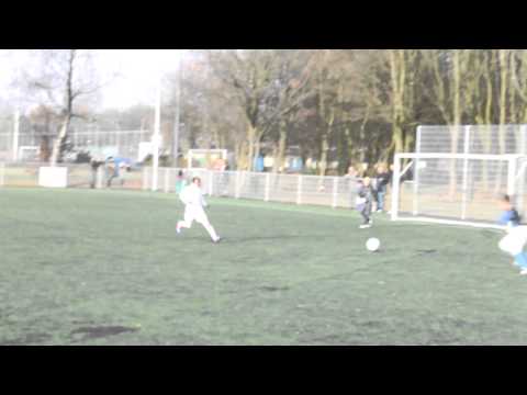 Voetbal fragmenten DWS E3 2012-Zeeburgia E5  (6-2)   Oefenwedstrijd