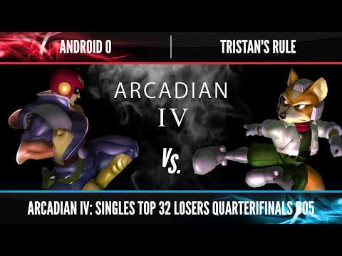 Arcadian 4 - Android 0 (Falcon) vs. Tristan's Rule (Fox/Falco) - SSBM Top 8 Losers Quarterfinals