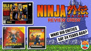 1990 Critics Review Ninja Gaiden Trilogy Ports on Super NES, Lynx & PC Engine