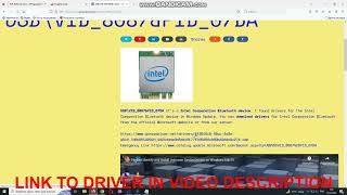 USB\\VID_8087&PID_07DA Driver Download and Installation manual // Intel Corporation Bluetooth device