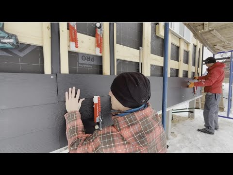 How to Install Fiber Cement Siding on a 1,500 Sq Ft SIP House
