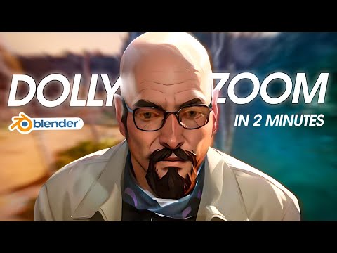 How To Dolly Zoom (Vertigo Effect) in Blender in 2 Minutes