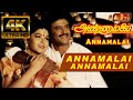 Annamalai Annamalai 4K Video Song Annamalai Rajinikanth Kushboo Tamil Song