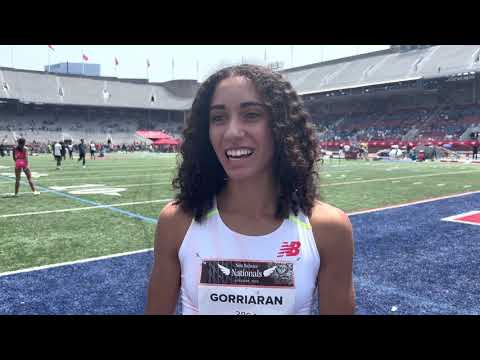 Sophia Gorriaran Champion Girls 800m and 7th Place Mile - New Balance Nationals 2023