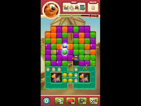 Toon Blast Level 7878 - NO BOOSTERS 🐻🐺🐱 | SKILLGAMING ✔️