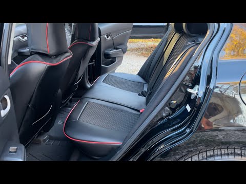 Installing Coverado seat covers on my 2013 Honda Civic!