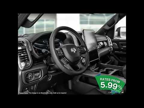 2026 Ram 1500 Rebel 4x4 Crew Cab 5'7" Box in Black for sale at Finch Chrysler Dodge Jeep Ram Ltd in London, ON