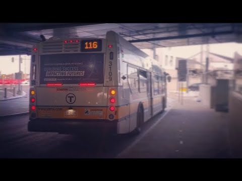 Riding MBTA route 116 inbound to Maverick. (announcements only)
