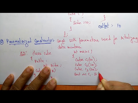 Constructor in C | Types | OOPs in C | Lec 17 | Bhanu Priya