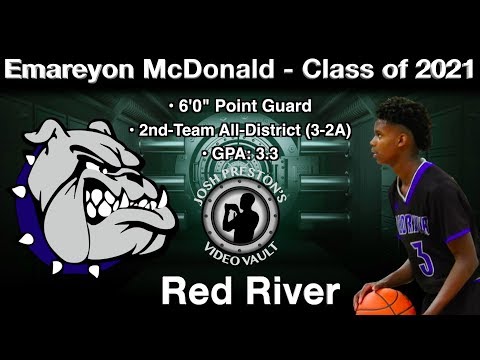 Emareyon McDonald Highlights vs. Rayville (Class 2A Semifinals) - Red River 2021 PG