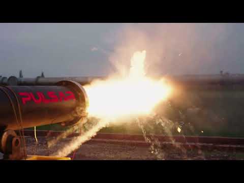Pulsar Fusion hybrid rocket engine test at RAF Westcott  March 2022