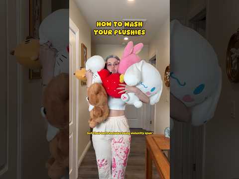 HOW TO WASH YOUR PLUSHIES 🧸