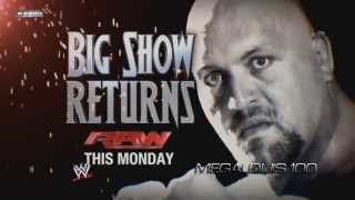 Download lagu 2013: Big Show Returns To Raw Promo Song - ''One Finger and a Fist'' With Download Link mp3
