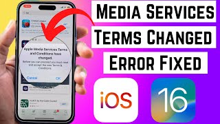 How To FIX Apple Terms and Conditions have changed Error in iOS 16