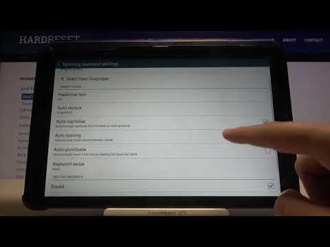 How to Enter Text Correction Feature on Samsung Galaxy Tab E - Turn On/Off Autocorrection