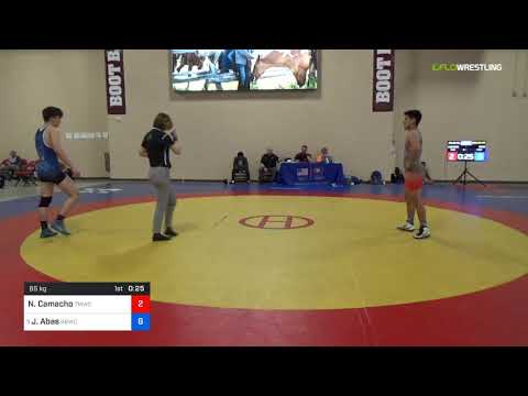 2018 Marine Corps US Open/UWW Junior Freestyle 65 Con 32 #2 - Nicholas Camacho (TMWC) Vs. Jaden Ab