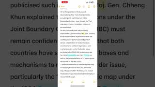 Defence Ministry: Unofficial Thai border map misleads public