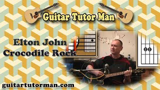 Crocodile Rock - Elton John - Acoustic Guitar Lesson