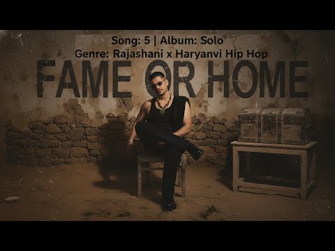 Fame Or Home (Audio No.5) : Solo Album | Saah Goswami | Rajasthani x Haryanvi Hip Hop Song 2025 |