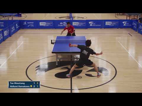 2018 Paddle Palace Hawkeye Open - Mens Singles Final - Tao Wenzhang vs Akifumi Hamakawa (Highlights)