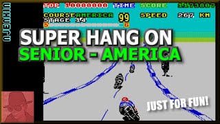 Super Hang On - Senior Stage - on the ZX Spectrum 48K !! with Commentary