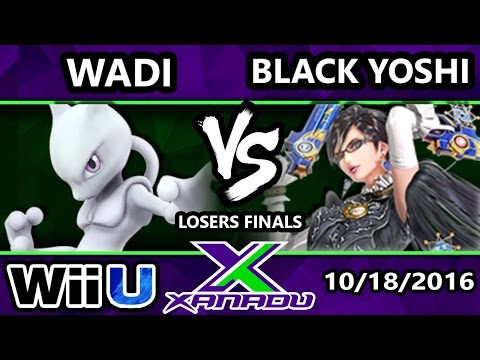 S@X 172 - SS Wadi (Mewtwo) Vs. Black Yoshi (Bayo) - SSB4 Losers Finals - Smash Wii U - Smash 4