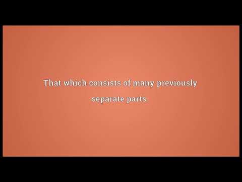 Conglomeration Meaning