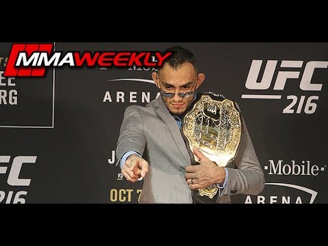 Tony Ferguson: UFC 216 Post-Fight Press Conference  (FULL)